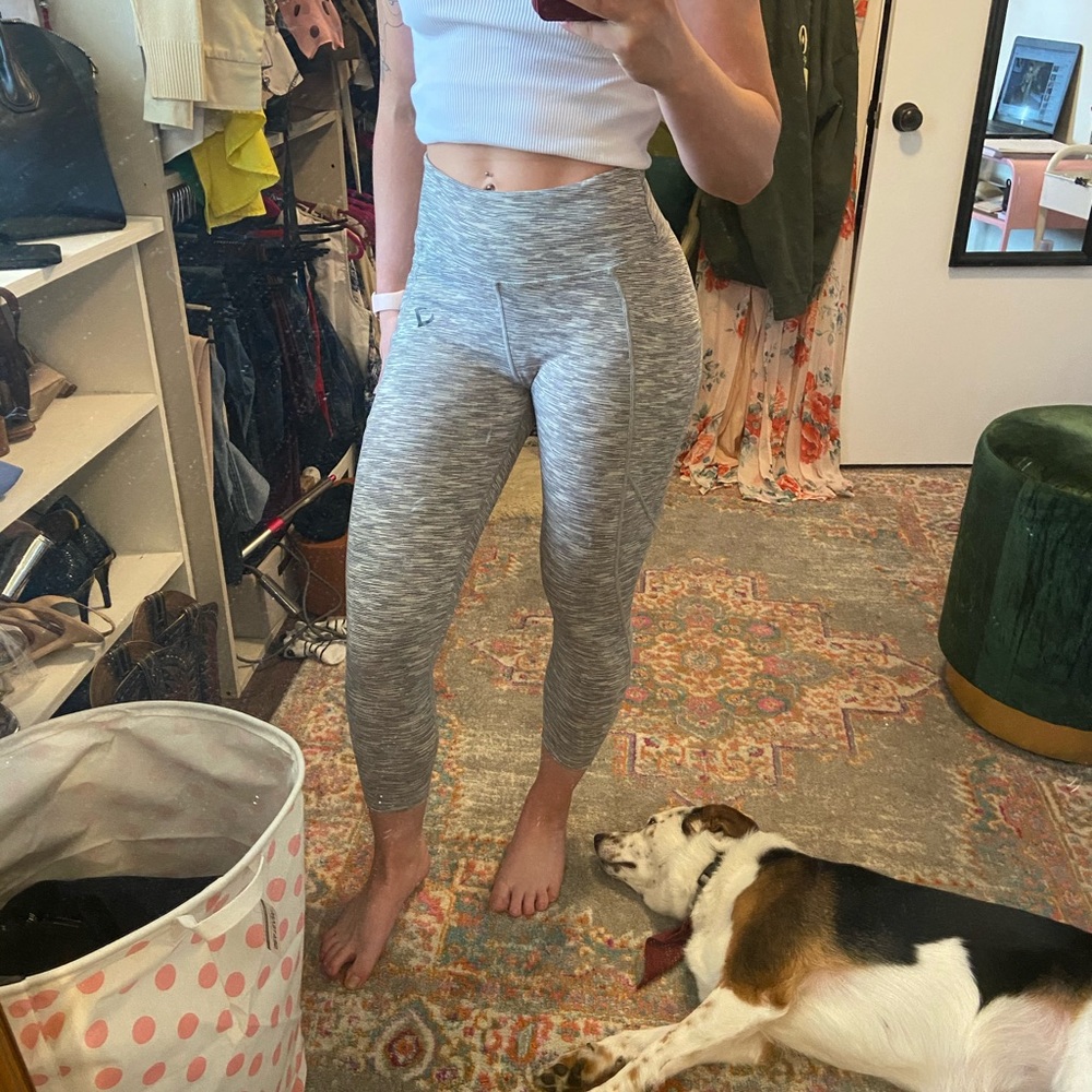 Violate the Dress Code Grey Leggings